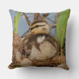Niedlicher Mallard Duckling Baby Bird Kissen