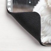 Niedlicher maltesischer Hund Welpe Fall Rain Indiv Mousepad (Ecke)