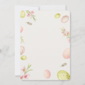 Niedlicher maltesischer Ostern Einladung (Rückseite)