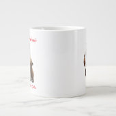 Niedlicher Mama-Bär und Cubs - Personalisierte Mug Jumbo-Tasse (Vorderseite)