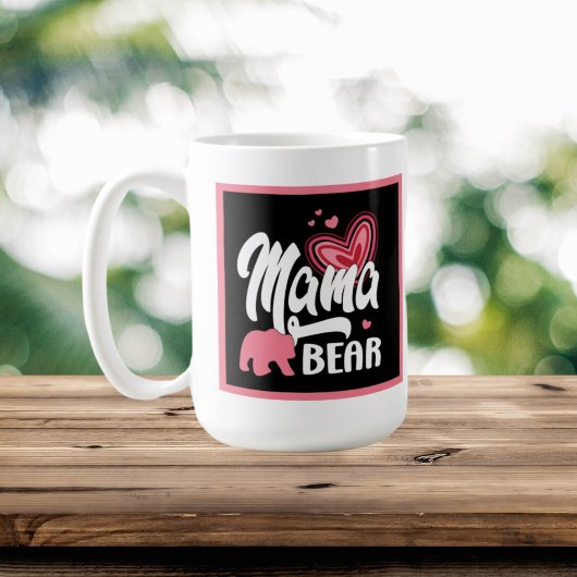 niedlicher Mama-Bär-Zusatz Kaffeetasse