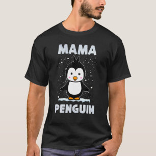 Niedlicher Mama Pinguin für Penguin-Mamas T-Shirt