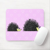 Niedlicher Mama-und Baby-Igel Mousepad (Mit Mouse)
