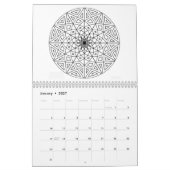 Niedlicher Mandalafarbtonbuch Kalender (Jan 2027)