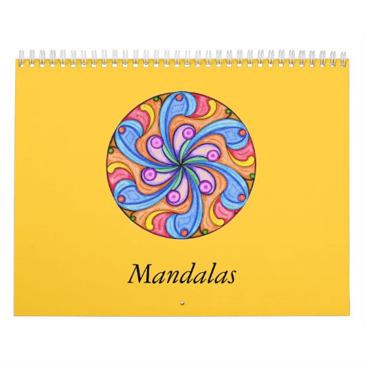 Niedlicher Mandalafarbtonbuch Kalender (Titelbild)