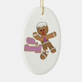 niedlicher Mann-Keks Keramikornament (Rechts)