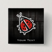 Niedlicher Marienkäfer; Cool Button (Vorderseite)