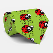 Niedlicher Marienkäfer Krawatte (Gerollt)