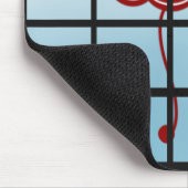 Niedlicher Marienkäfer Mousepad (Ecke)