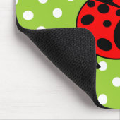Niedlicher Marienkäfer Mousepad (Ecke)
