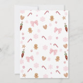 Niedlicher Marron Sugar Plum Fairy Nutcracker Gebu Einladung (Rückseite)