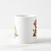 Niedlicher Marshmallow-Individuelle Name Kaffeetasse (Mittel)