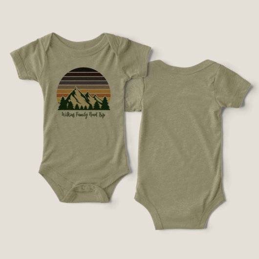 Niedlicher, maßgeschneiderter Reiseroutenwald Suns (Design Vorderseite & Rückseite)