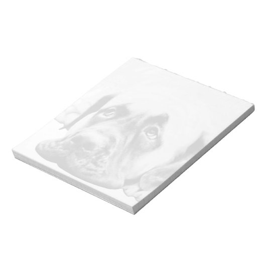 Niedlicher Mastiff Notizblock (Rotiert)