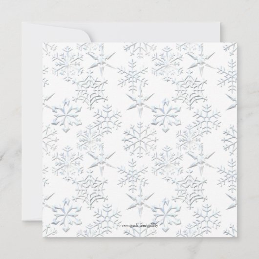 Niedlicher Mattierter Zucker Cookie Exchange Urlau Einladung (Rückseite)