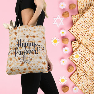 Niedlicher Matzah Jüdischer Urlaub Happy Pessach Tasche