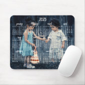 Niedlicher Maus-Pad-Foto-Kalender 2025 Mousepad (Mit Mouse)