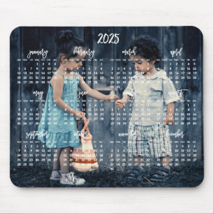 Niedlicher Maus-Pad-Foto-Kalender 2025 Mousepad