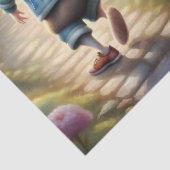 Niedlicher Mäuse auf dem Weg zur Schule Seidenpapier (Detail)