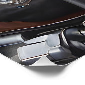 Niedlicher Maushelm und Jacket - Motorradfahren Poster (Ecke)