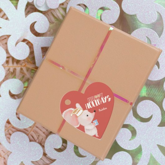 niedlicher Mausurlaub Geschenkanhänger