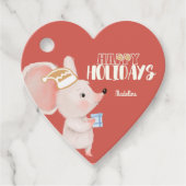 niedlicher Mausurlaub Geschenkanhänger (Vorderseite)