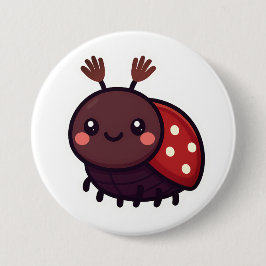 Niedlicher May-Käfer - Kawaii-Waldarm Button