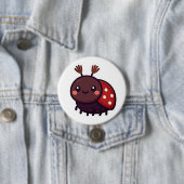 Niedlicher May-Käfer - Kawaii-Waldarm Button (Beispiel)