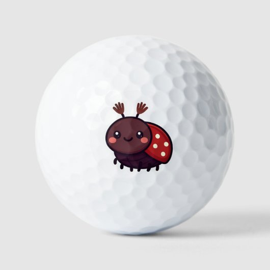 Niedlicher May-Käfer - Kawaii-Waldarm Golfball (Vorderseite)