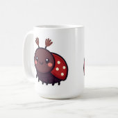 Niedlicher May-Käfer - Kawaii-Waldarm Kaffeetasse (Vorderseite Links)