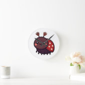 Niedlicher May-Käfer - Kawaii-Waldarm Runde Wanduhr (Zuhause)
