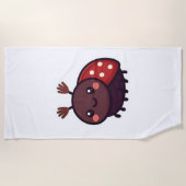 Niedlicher May-Käfer - Kawaii-Waldarm Strandtuch (Vorderseite)