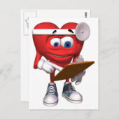 Niedlicher Mediziner Postkarte (Vorne/Hinten)