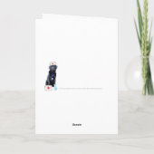 Niedlicher medizinischer Beruflicher Arzt Dankesch Dankeskarte (Rückseite)