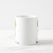 Niedlicher medizinischer beruflicher, blonder Mann Kaffeetasse (Mittel)