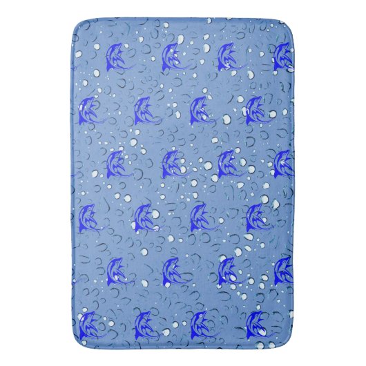 Niedlicher Meerestier Badematte (Vorderseite Vertikal)