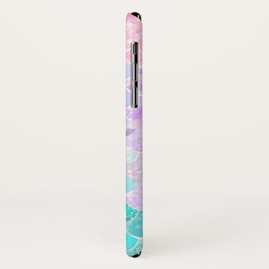 Niedlicher Meerjungfrau-Apple iphone Fall, Rosa, Case-Mate iPhone Hülle (Hinten/Links)