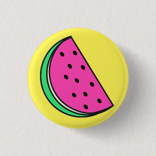 Niedlicher Melone-Abzeichen-Button-Knopf Button (Vorderseite)