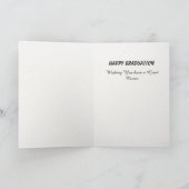 Niedlicher Message Congratulation Abschluss Karte (Innenseite)