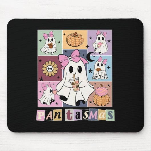 Niedlicher mexikanischer Halloween-Geist-Spooky Co Mousepad (Vorne)