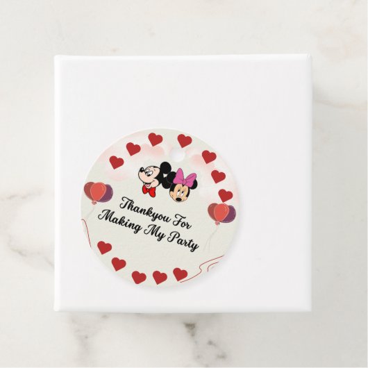 Niedlicher Mickys Geschenktag Geschenkanhänger (Beispiel)