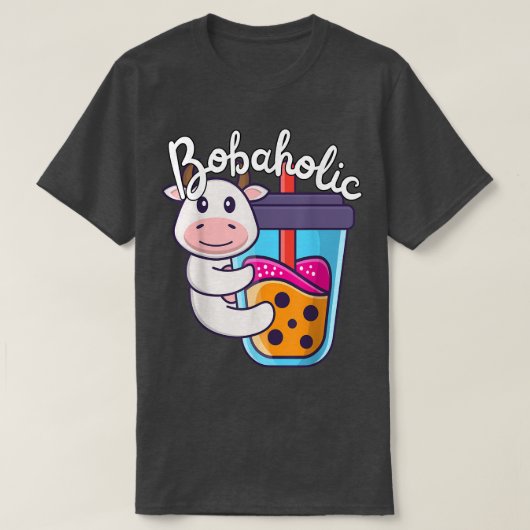 Niedlicher Milchtee Kuh Boba Moo Bubble Tee Lover  (Design vorne)