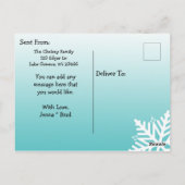 Niedlicher Mini-Kalender 2020 Postkarte (Rückseite)