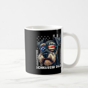Niedlicher Mini Schnauzer Vater Hundeliebhaber Tag Kaffeetasse