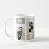 Niedlicher Minimaler MOMMY 5 x Foto Kaffeetasse (Links)
