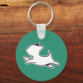 Niedlicher Minimaler Schlüsselanhänger für Hunde - (Vorderseite)