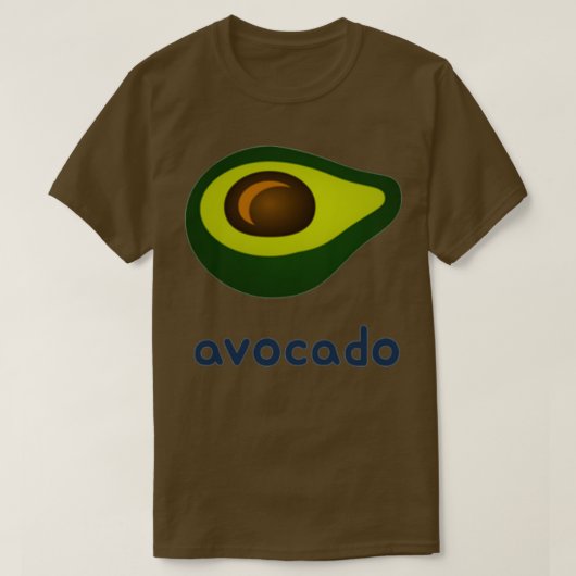 Niedlicher Minimalistischer Avocado T-Shirt (Design vorne)