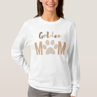 Niedlicher Minimalistischer Hund Golden Retriever T-Shirt