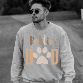 Niedlicher Minimalistischer Hund Rottie Rottweiler T-Shirt