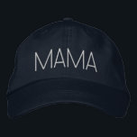 Niedlicher Minimalistischer Mama-StickHat Bestickte Baseballkappe<br><div class="desc">Jeden Tag fügen wir neue Designs hinzu!</div>